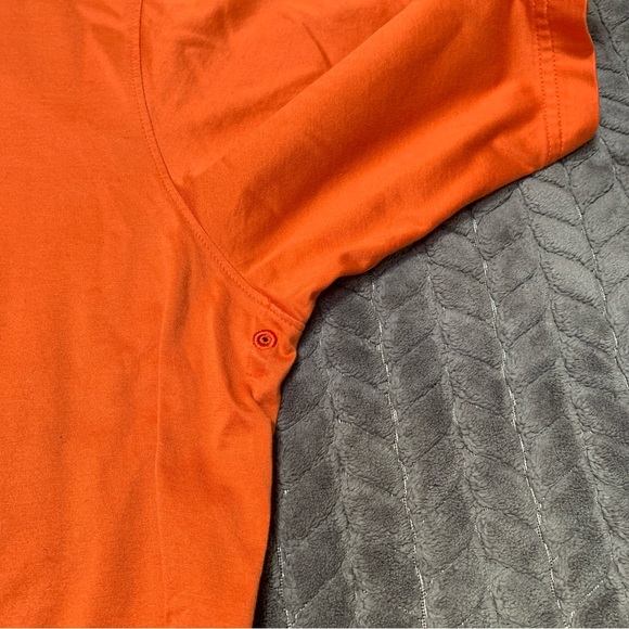 Tommy Bahama Golf Shirt Mens Large Orange Polo Breathable Golfer Fishing Boating - Picture 4 of 12